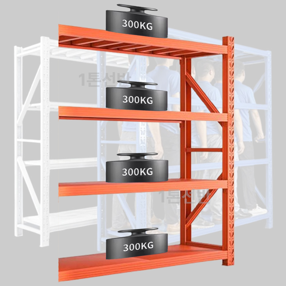 1톤선반 튼튼한 무볼트 철제선반 중량랙 앵글 창고 조립식 스피드랙 189,000원