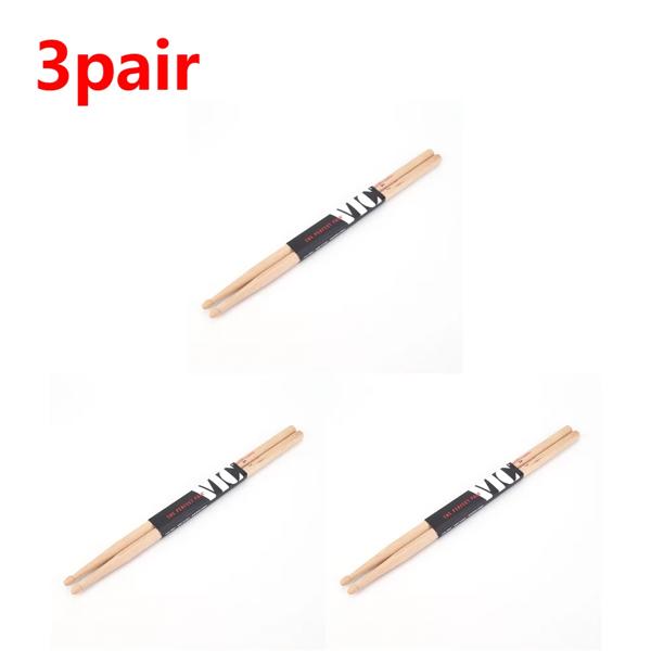 1-10쌍 드럼스틱 5A/7A 드럼 스틱 일관된 무게 및 피치 말렛 어쿠스틱/전자용 미국산 히코리 드럼스틱 28,720원