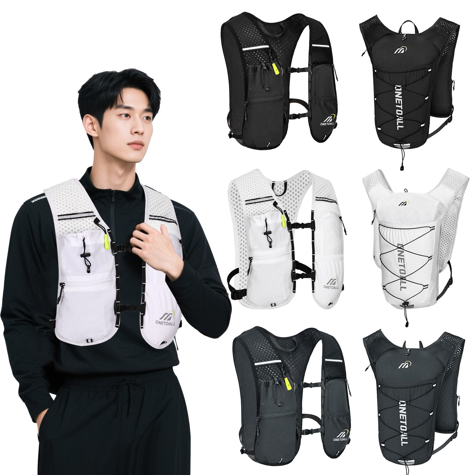 트레일 러닝 베스트 초경량 150g 남녀공용 마라톤 등산 조깅 러닝 조끼 가방 19,000원