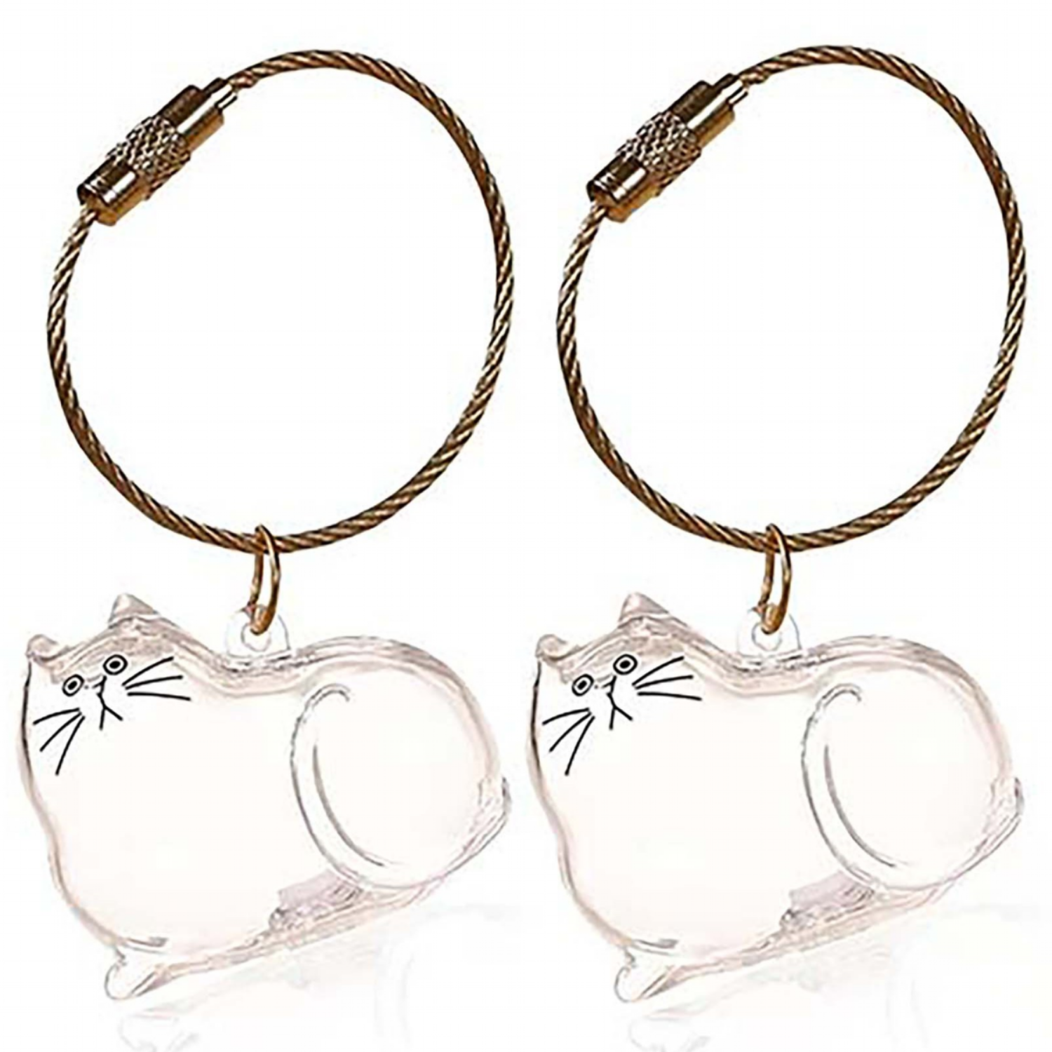 루이 반려동물 털 추억 보관 키링 - 휴대용 미니 메모리얼 병, 2개 6,900원