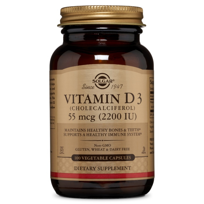 솔가 비타민 D3 (콜레칼시페롤) 2200IU 베지터블 캡슐 16,550원