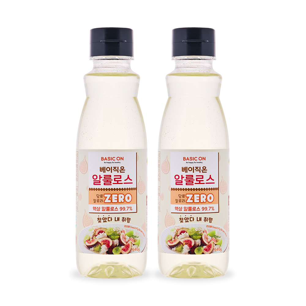 베이직온 비건 제로칼로리 알룰로스, 2개, 440g 12,900원