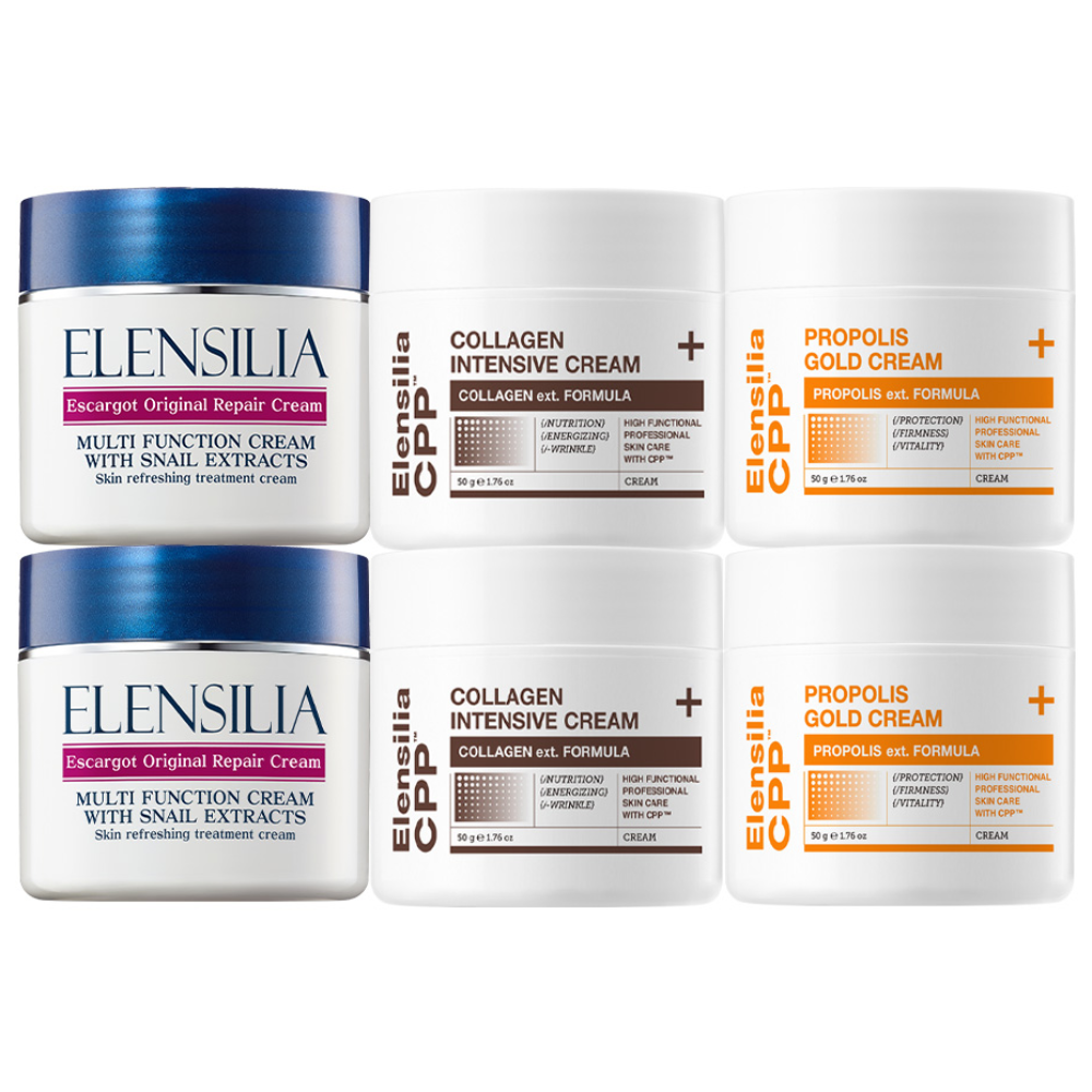 [엘렌실라]오리지날달팽이크림 2개+CPP프로폴리스크림 2개+CPP콜라겐크림 2개, 4개 83,800원