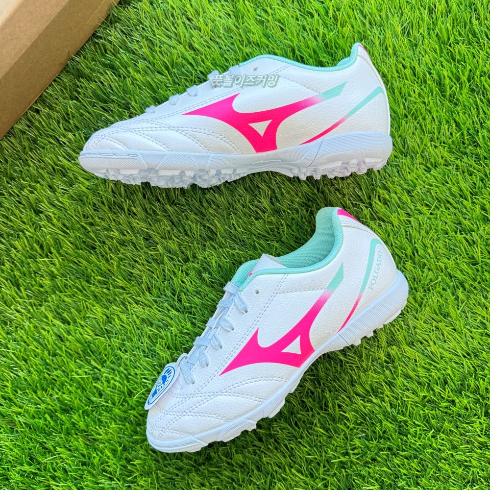 [국내배송] 미즈노 여성용 풋살화 폴가도 와이드 TF 인조잔디 발볼넓은 86,000원