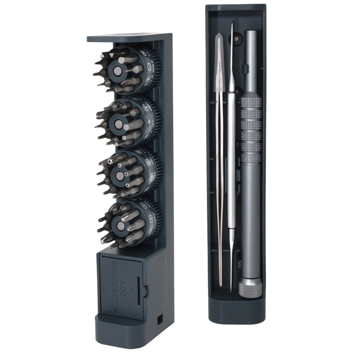 SW-1310 44-in-1 정밀 드라이버 세트: 휴대폰, 시계 분해 도구, 수리용 다기능 휴대용 제품으로, 자체 모델 표시가 되어 있고, 탄창 구조를 가지고 있으며, 360도 회, 1세트, 44 IN 1 25,000원