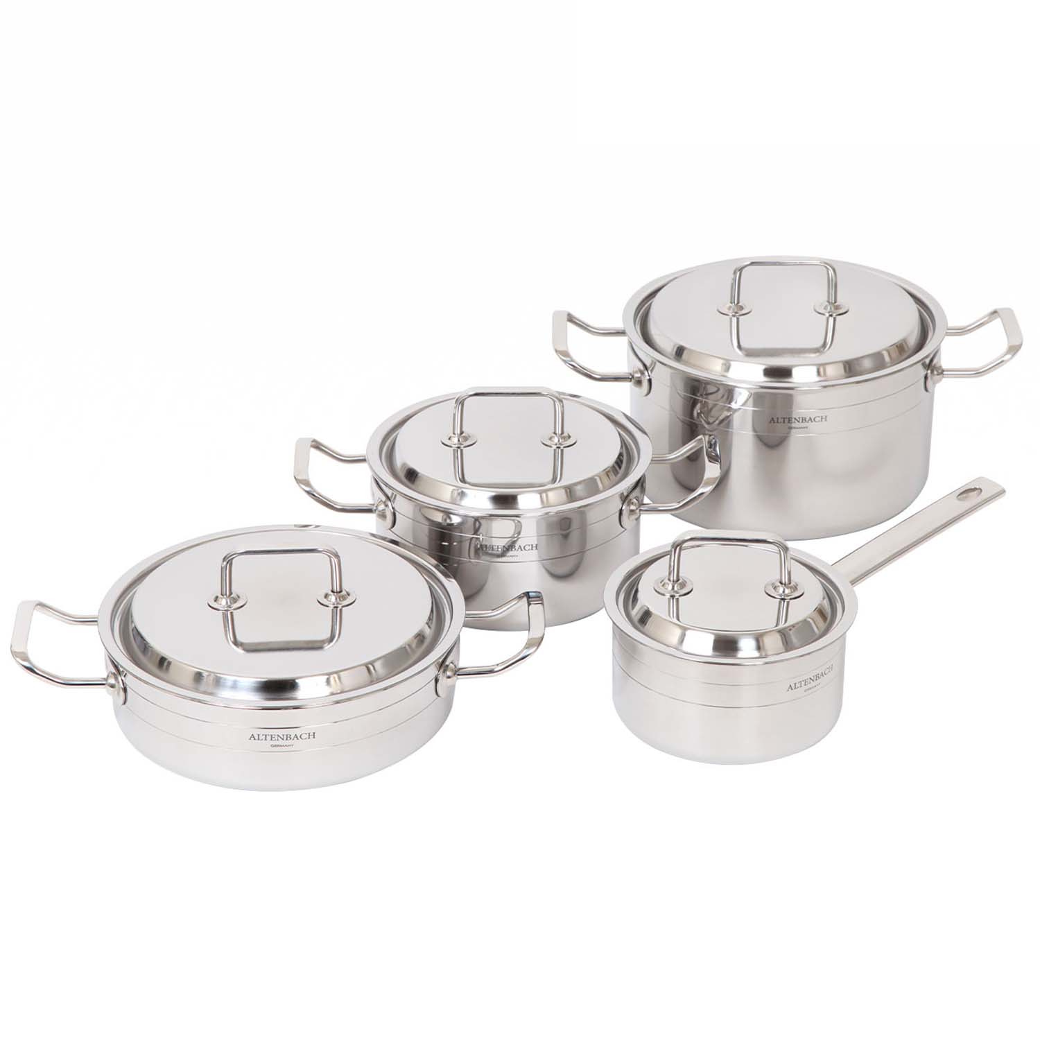 알텐바흐 신포니아 316Ti 통5중 스텐 냄비 편수 양수 전골 세트 379,500원