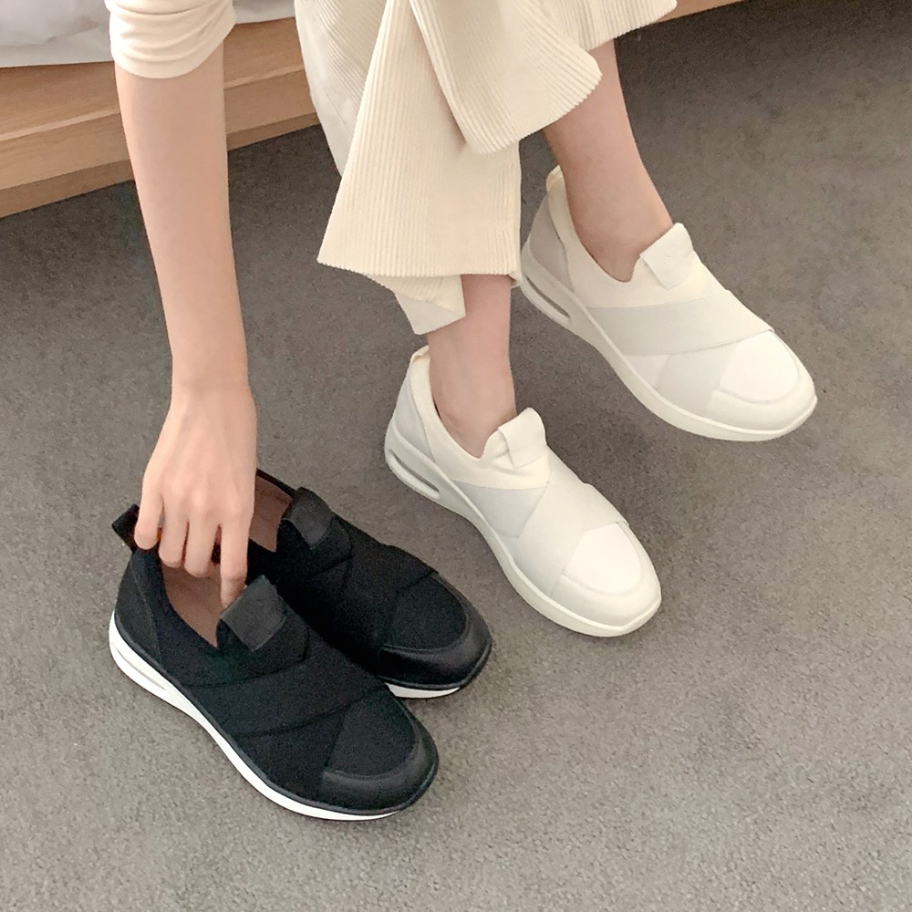 슈리오 여성 더블밴딩 통굽 에어 키높이 슬립온 5cm 54,900원