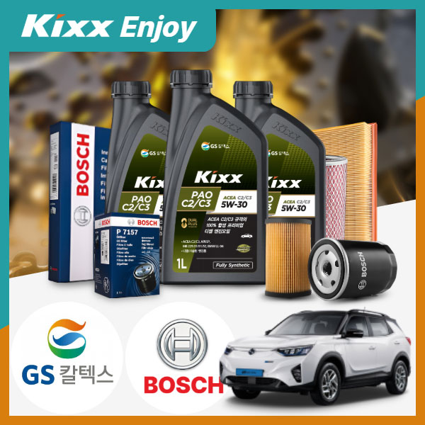 토레스 1.5 터보 가솔린 킥스파오C2/C3 5W30 합성엔진오일세트  5리터 68,400원