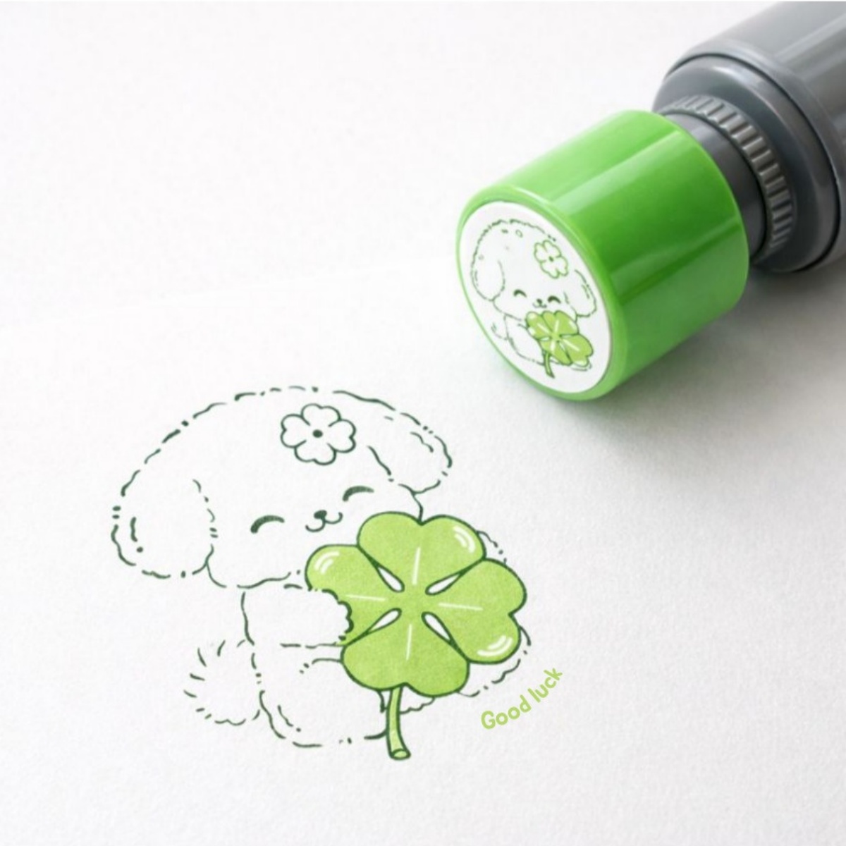 조아리빙 귀여운 강아지 원형 메세지 스탬프 6,900원