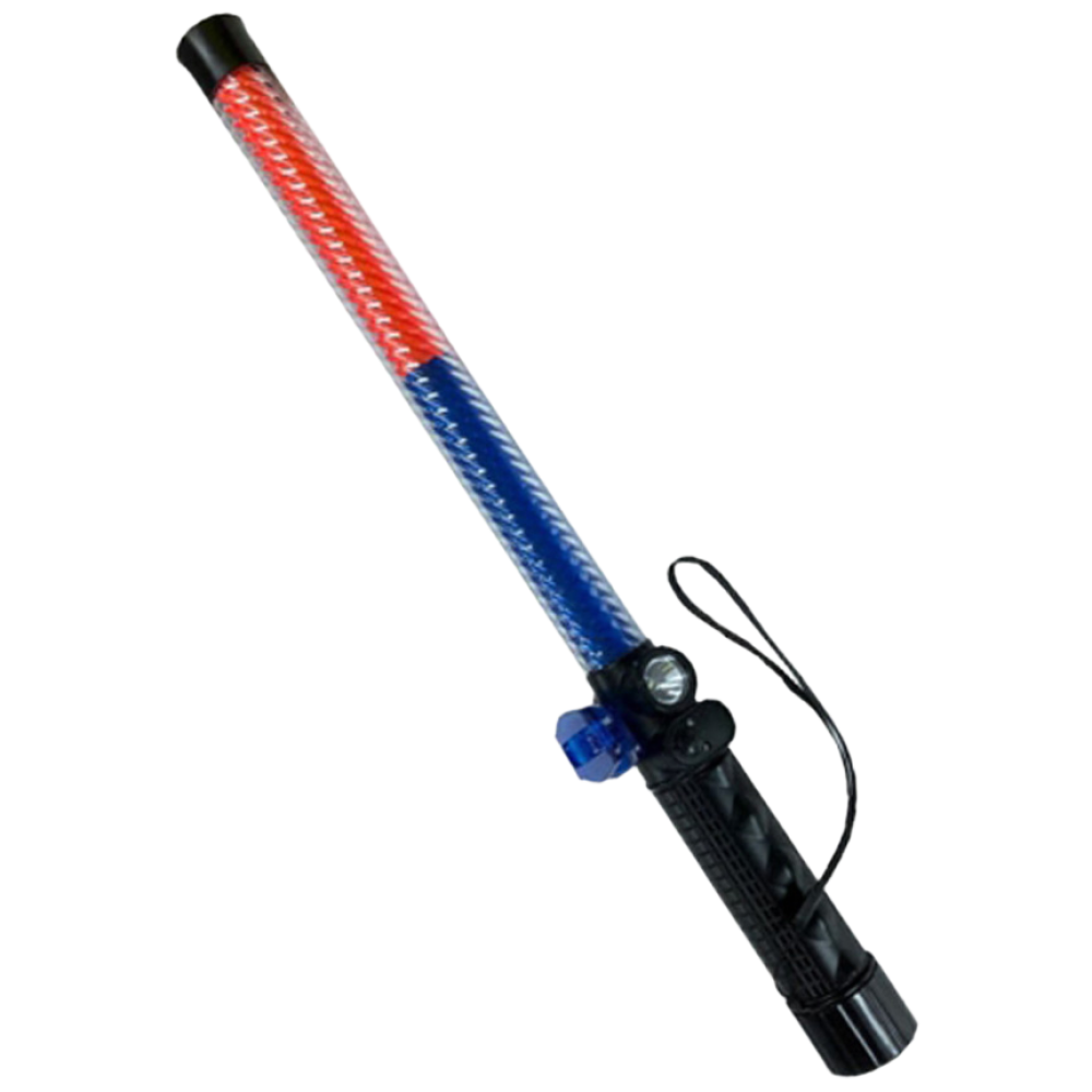 2색 투톤 경광봉 신호봉 515mm 후레시 호루라기 자석, 1개 30,600원
