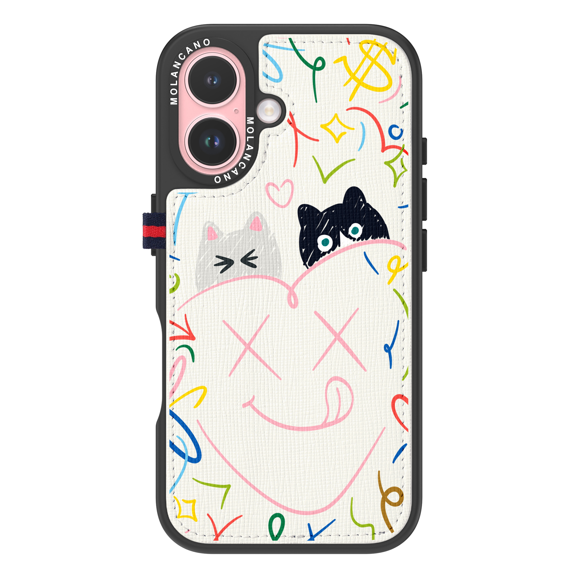 모란카노 시크릿 카드포켓 가죽 디자인 라인아트 휴대폰 케이스 19,520원