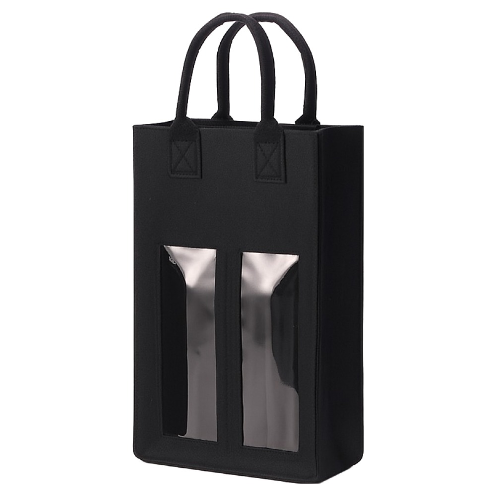 미소로운 가벼운 펠트 파티 2구 와인가방 M(16.3 x 33.5 cm) 8,680원