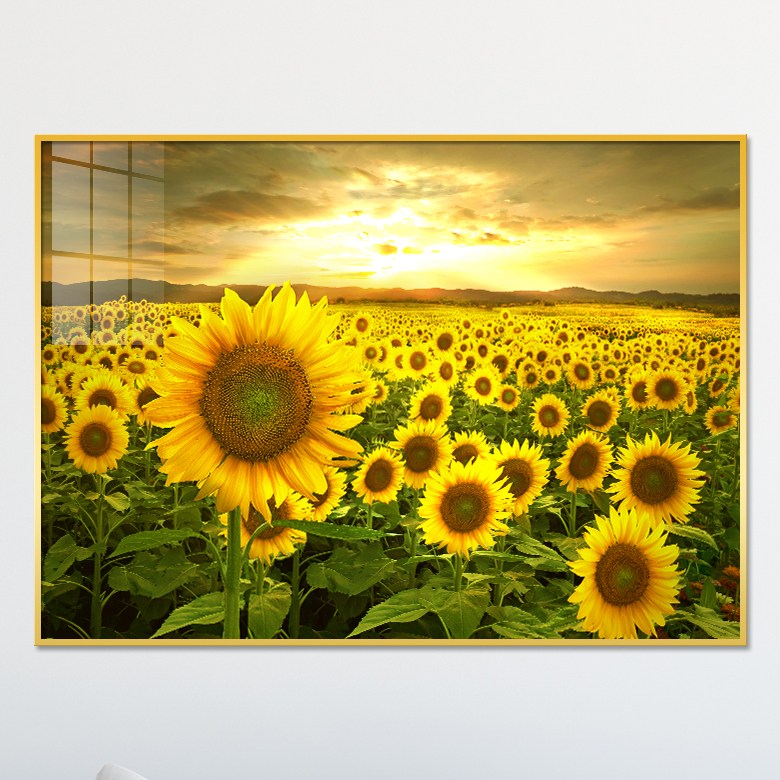 아트블루 황금 해바라기 꽃밭 풍경화 돈 들어오는 그림 인테리어 액자, 1번 해바라기 꽃밭 J 78,900원