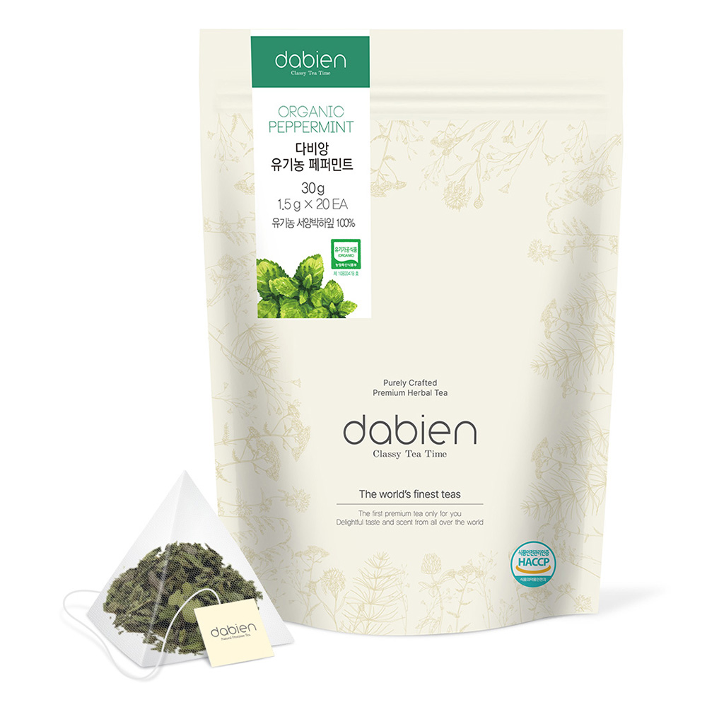 다비앙 유기농 페퍼민트 티백 8,800원