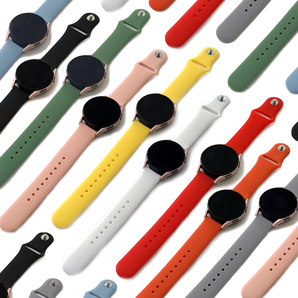 스토리메이커 갤럭시워치5 4 3 클래식 액티브2 기어s2 s3 전기종 호환 파스텔 실리콘 스트랩밴드 시계줄 20/22mm 5,800원
