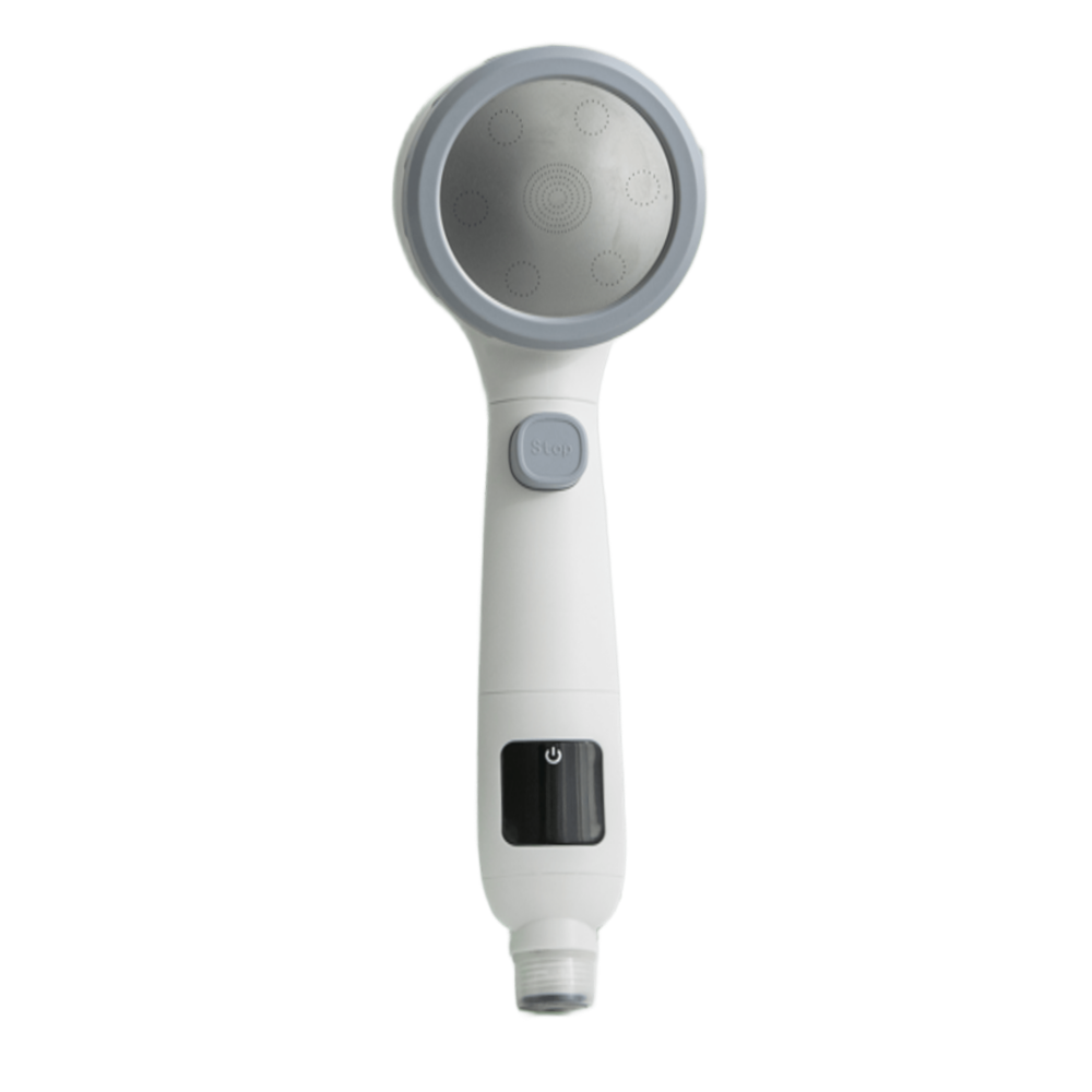 맨사템 온도표시 온오프 필터 샤워기 헤드 MSW-003, 화이트+필터3개, 1개 18,900원