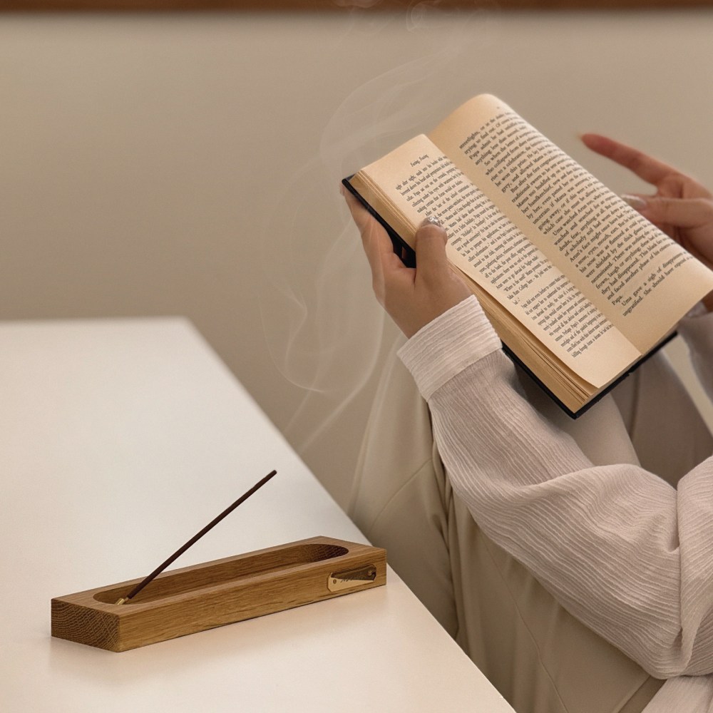 무다(MUDA)원목 인센스 홀더 브릭스, 240x60x24(mm) 30,000원