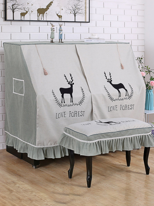 북유럽 스타일 심플 모던 패브릭 피아노 키보드 먼지 방지 커버 1인용 데일리 인테리어 소품 25,300원