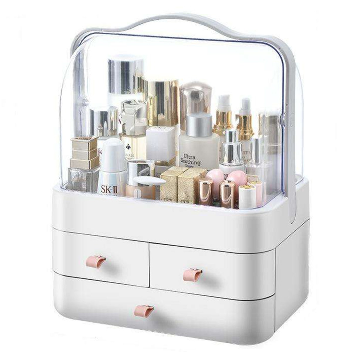 호프너 커버형 화장품 정리함 특대형, 화이트, 1개 16,800원