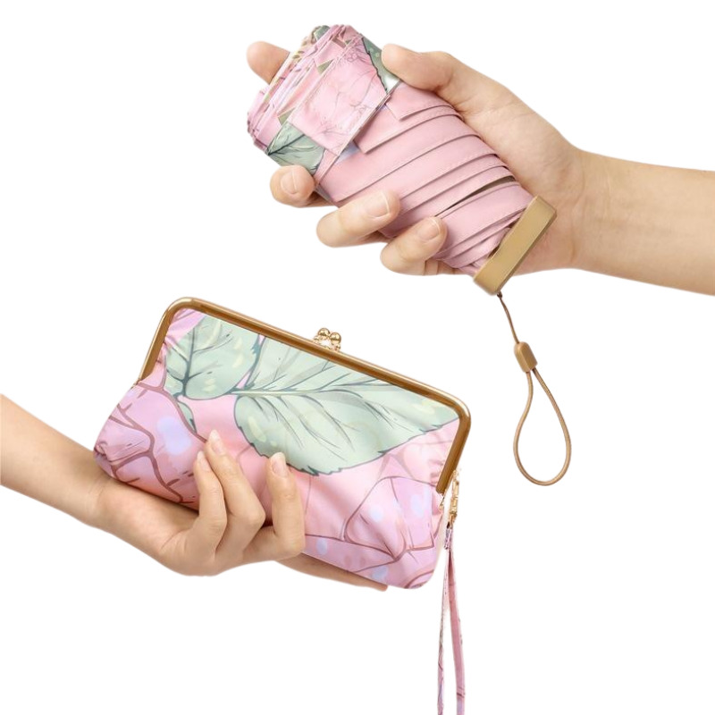 코이체  6단 슬림 초미니 양우산 파우치 포함 23,200원