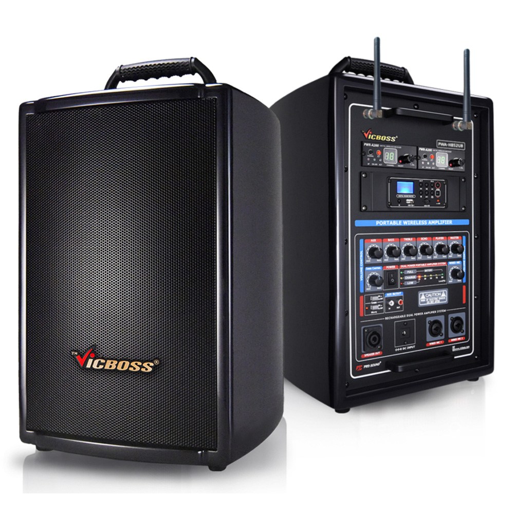 PWA-H852UB 충전이동식앰프 USB 블루투스 스피커 2채널 무선마이크 1,000,000원