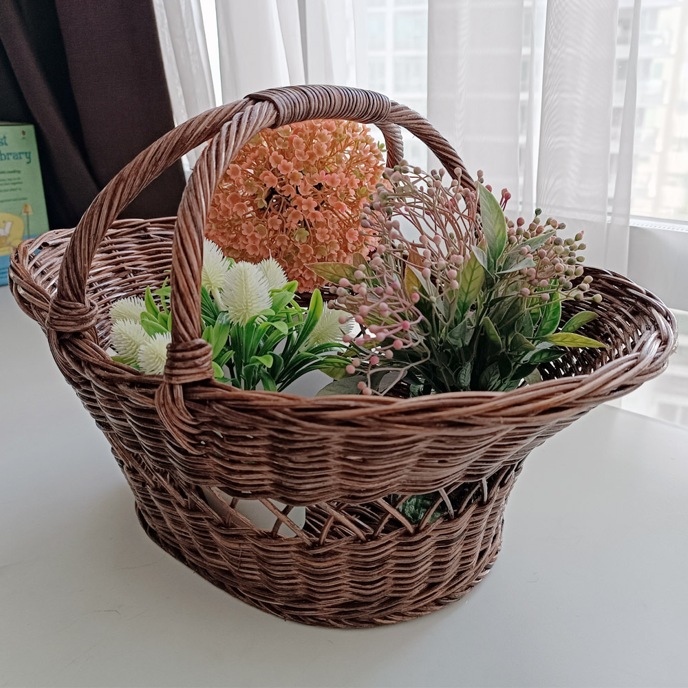 메종인다라탄샵손잡이 라탄 바구니 J075 20,270원