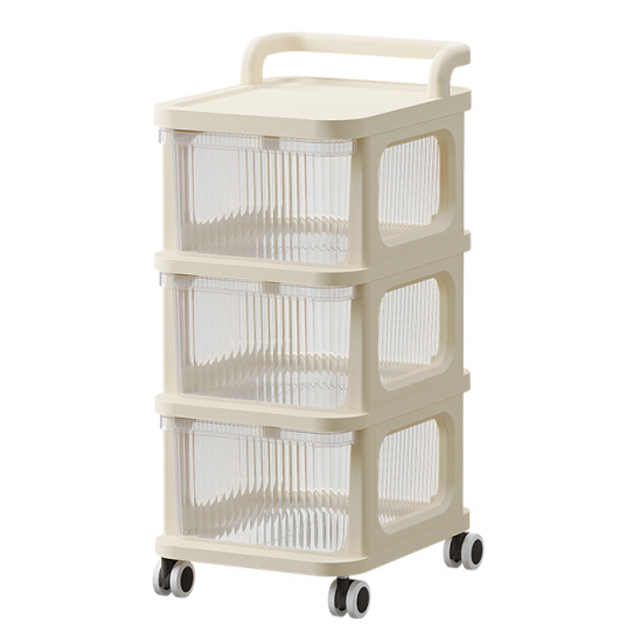 에버하우스 다용도 투명 핸디 서랍형 트롤리 3단 39,800원