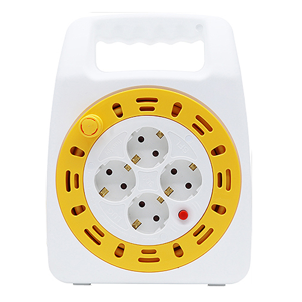 러그박스 4구 접지 전기릴선 코드릴 20M 옐로우 LUG-G15M(WY), 20m, 1개, 옐로우 38,500원