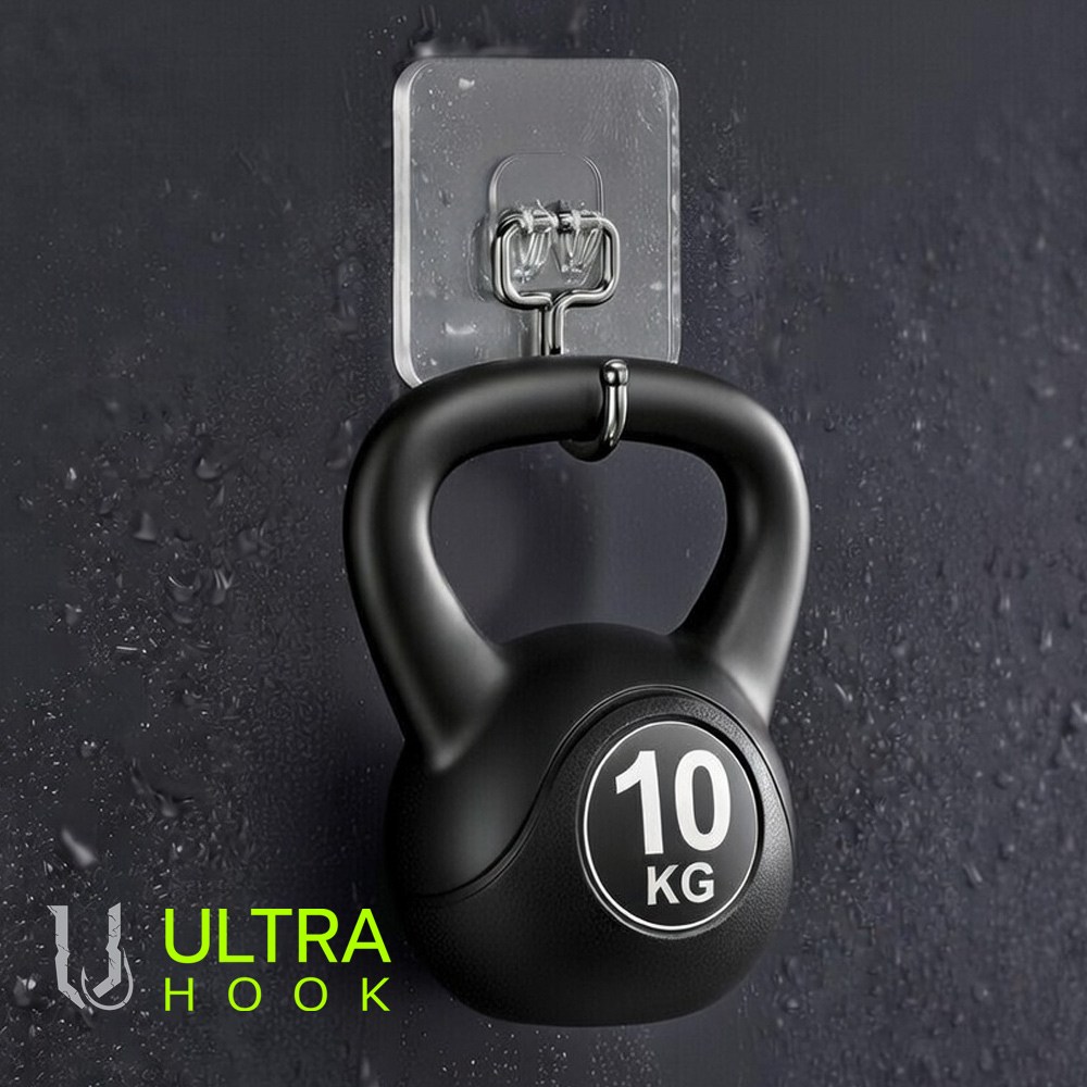 울트라후크 초강력 무타공 접착식 후크, 투명, 10개 13,800원