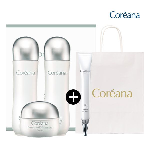 스킨케어 [코리아나]발효 화이트닝 3종세트 (증)쇼핑백윤기 생기 보습발효 스팟에센스 64,000원
