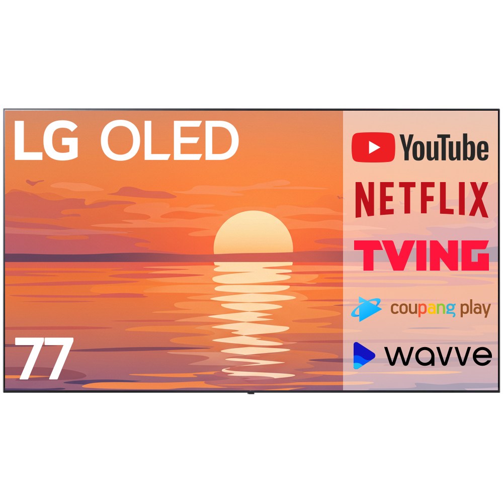 LG전자 77인치 194cm 올레드 에보 evo UHD 4K TV OLED77C3 120hz 홈시네마 게이밍모드 3,129,000원