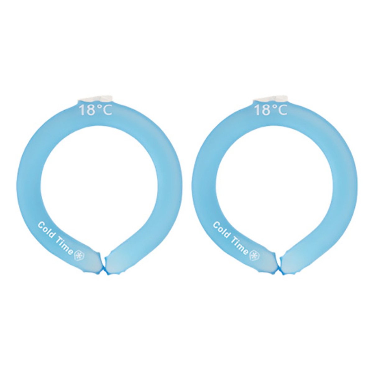 1+1 2025년 생산 4세대 콜드타임 아이스 넥쿨러 넥쿨링 결로 없는 넥밴드, 블루+블루, 1개 19,540원