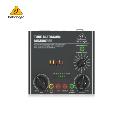 베링거 TUBE ULTRAGAIN MIC500USB 마이크 프리앰프 164,000원