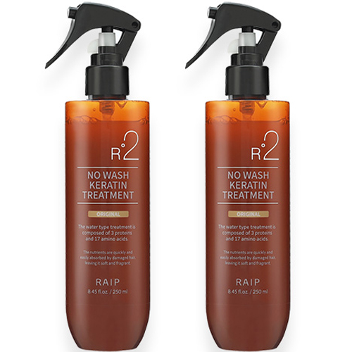 라입 R2 노워시 케라틴 헤어 트리트먼트 오리지널, 2개, 250ml 15,900원