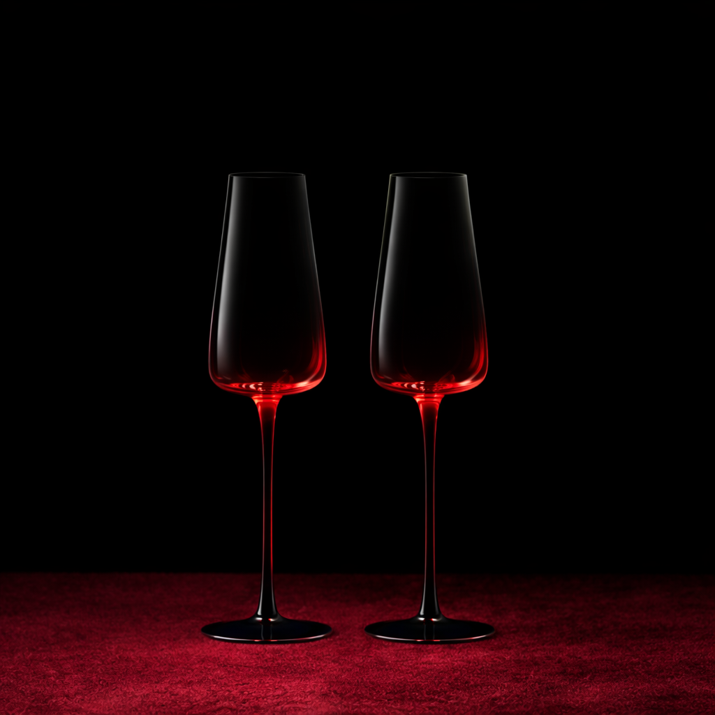 레드타이 핸드메이드 크리스탈 샴페인잔 선물세트, 1세트, 230ml 28,600원