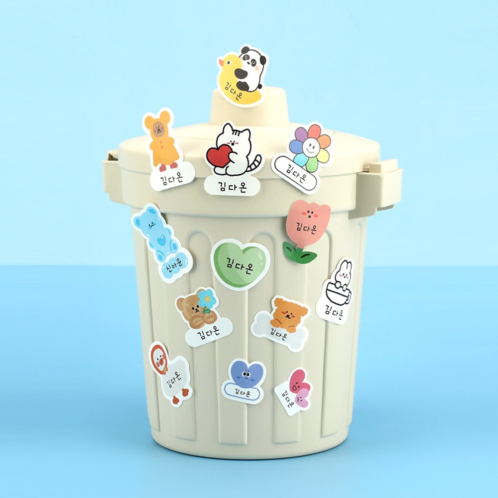 [키즈네임] 방수 이름 네임스티커 이름표 초등학생 어린이집  유치원 주문제작스티커 8,900원