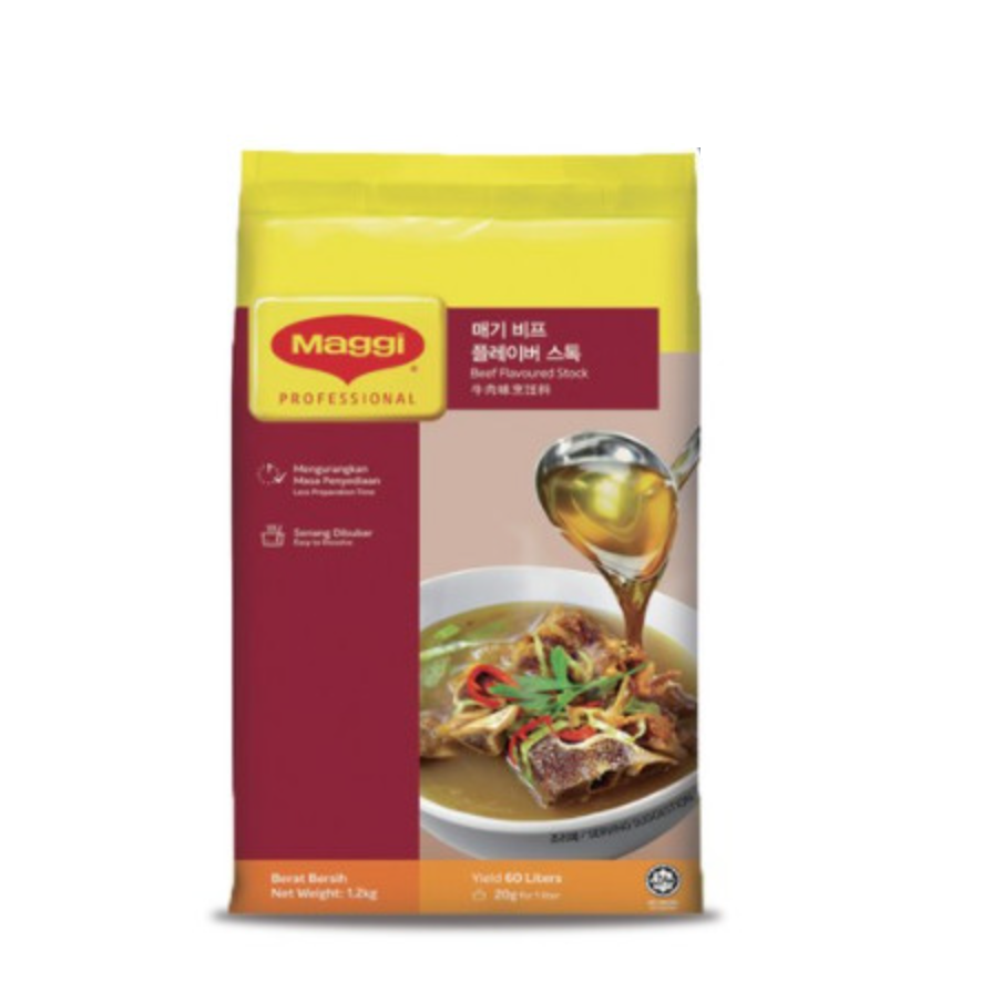 네슬레 매기 비프 플레이버스톡 1.2kg 비프스톡 쇠고기분말, 1.2kg, 4개 77,870원