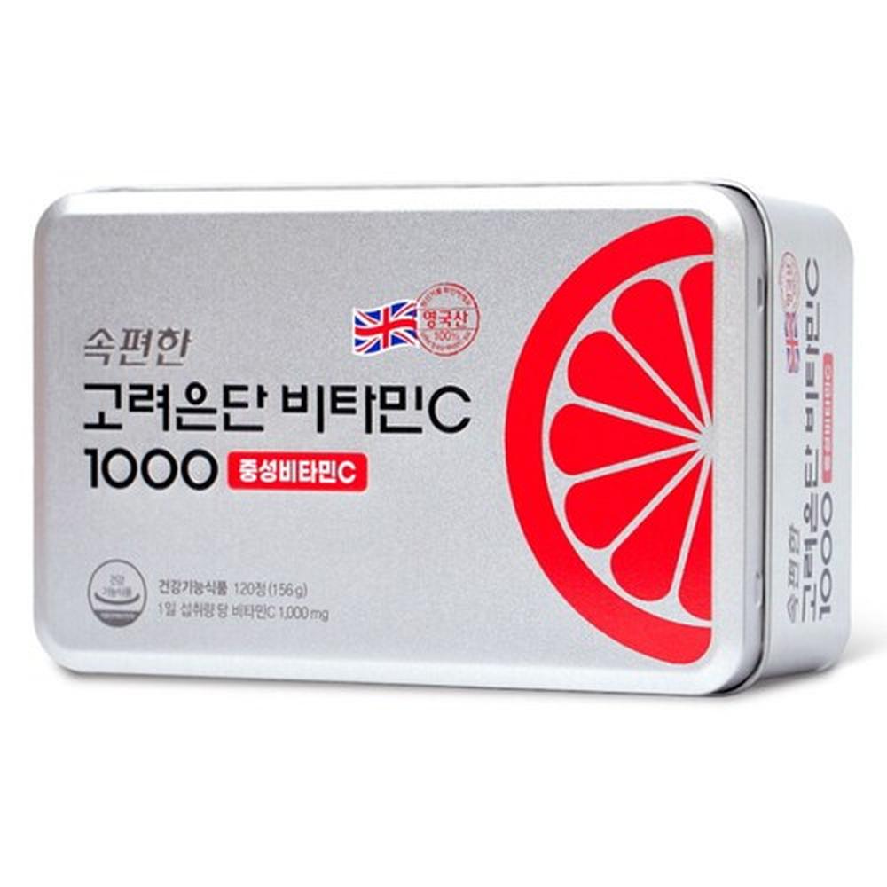 속편한 고려은단 비타민C 1000 1300mg x 120정 중성비타민C X 1개 4개월분 쇼핑백 O 84,580원
