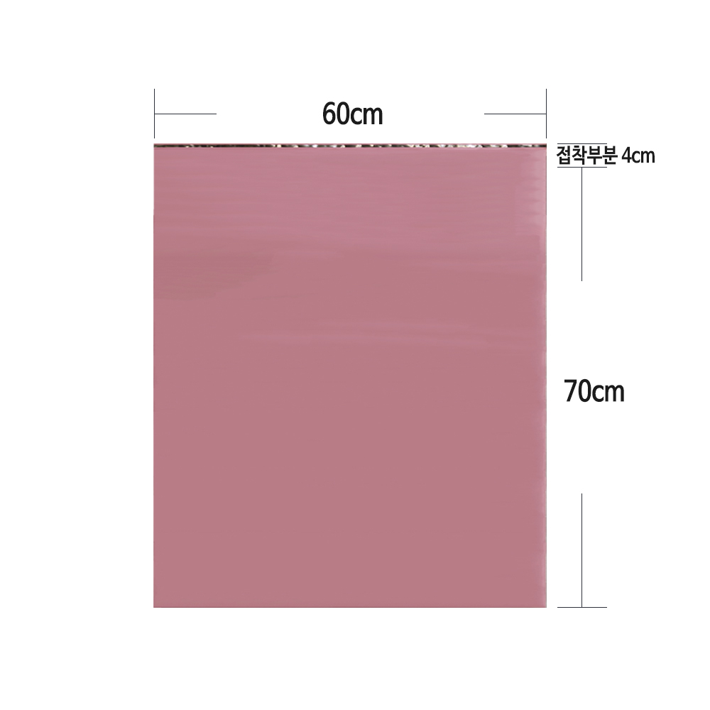 HDPE 택배봉투 베이비 핑크 60*70+4 cm 100장, 1개 29,600원