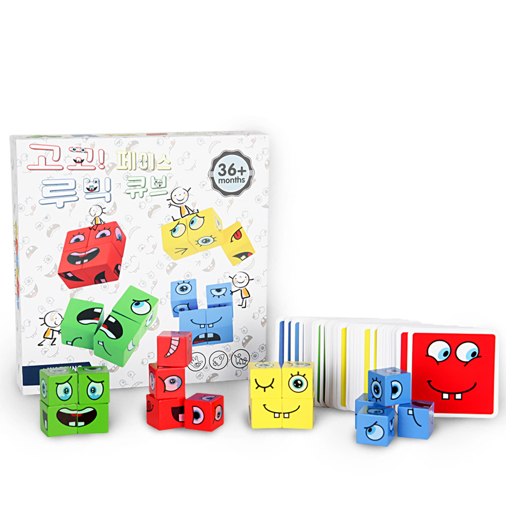 그로윗 고고페이스 루빅큐브, 혼합색상, 1개 18,900원