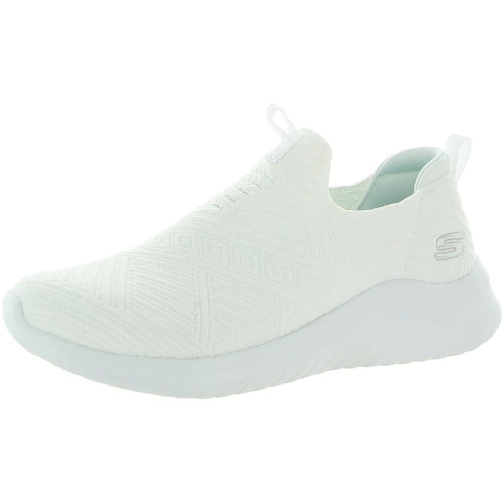 Skechers 에어 쿨 메모리 폼 안창이 있는 여성용 울트라 플렉스 슈즈, 화이트. 196175 208,000원