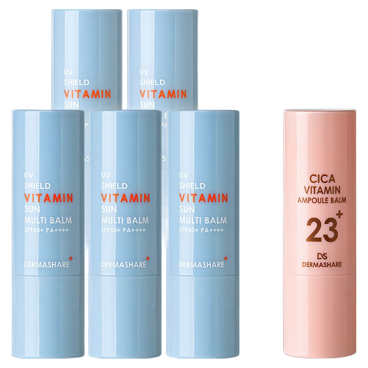 선 멀티밤 선크림 선스크린 주름케어 링클스틱 주름스틱 선케어 워터프루프 물놀이 더마쉐어 UV 쉴드 비타민 선스틱 SPF50+PA++++, 11g, 5개 42,800원