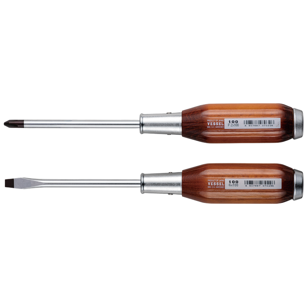 베셀 NO 100 나무 다가네 드라이버 100 150mm 일자 십자 6mm 8mm 17,300원