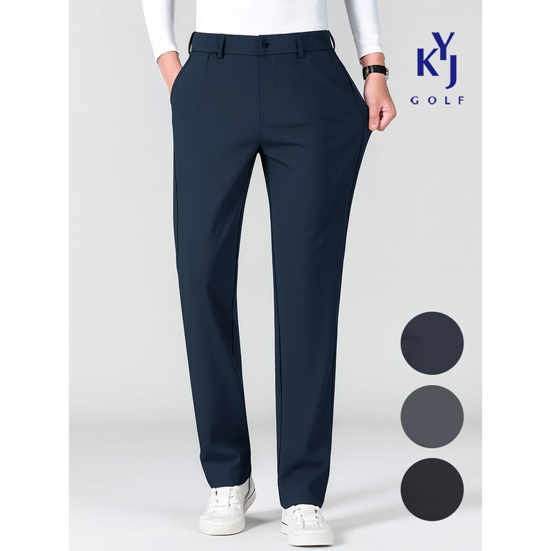 김영주골프 봄가을 겨울기모 2스타일 프리미엄 스판 반밴딩 필드룩 남성 골프바지 KPFMSL17 41,320원