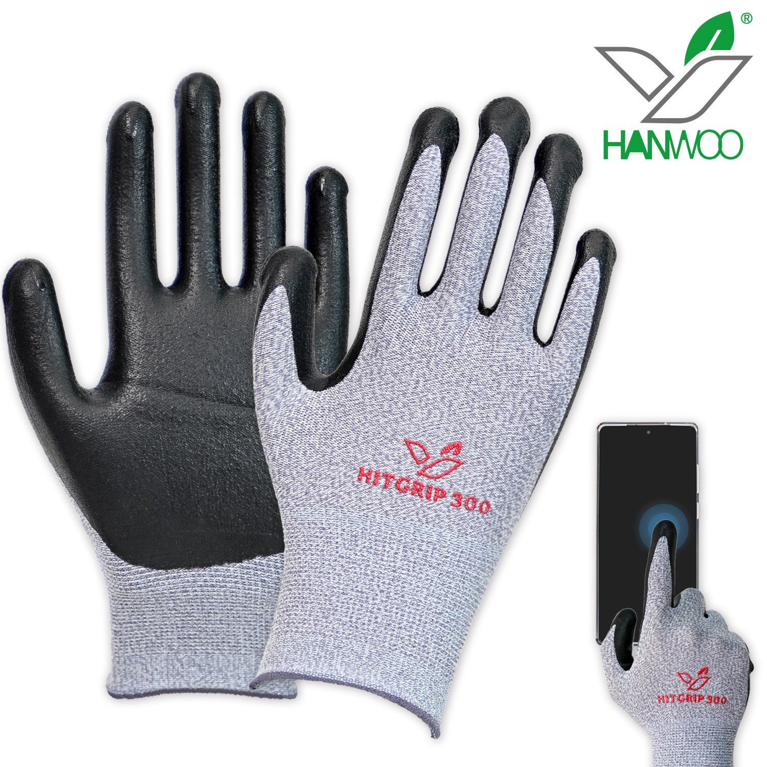 한우 히트그립300 NBR 코팅장갑 14,200원