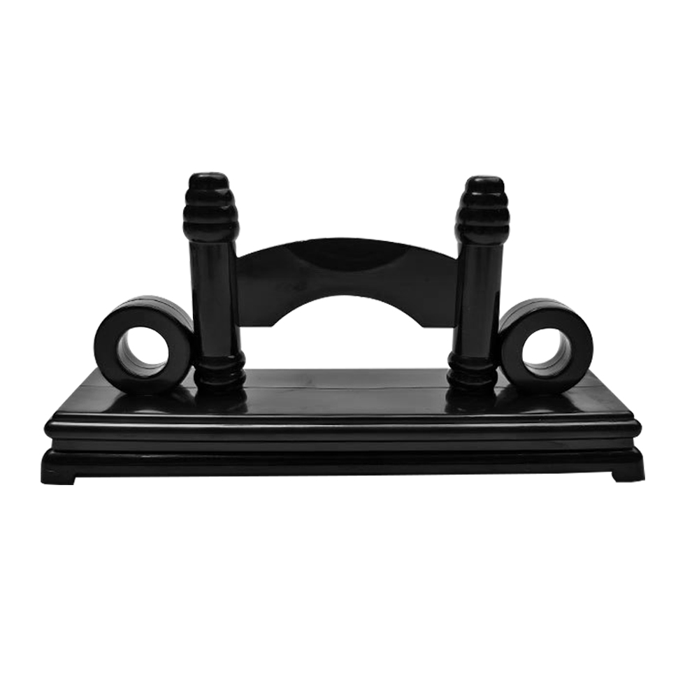 플라스틱 부채받침대 진열대 전시용 디피 거치대 정리 보관대, 블랙, 1개 5,000원