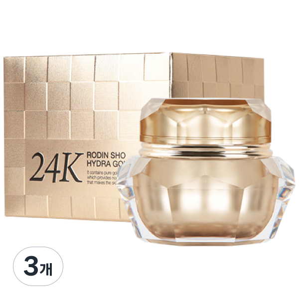 코리아나 로댕쇼 24K 하이드라 골드 수분 보습 영양 크림, 3개, 50ml 43,380원