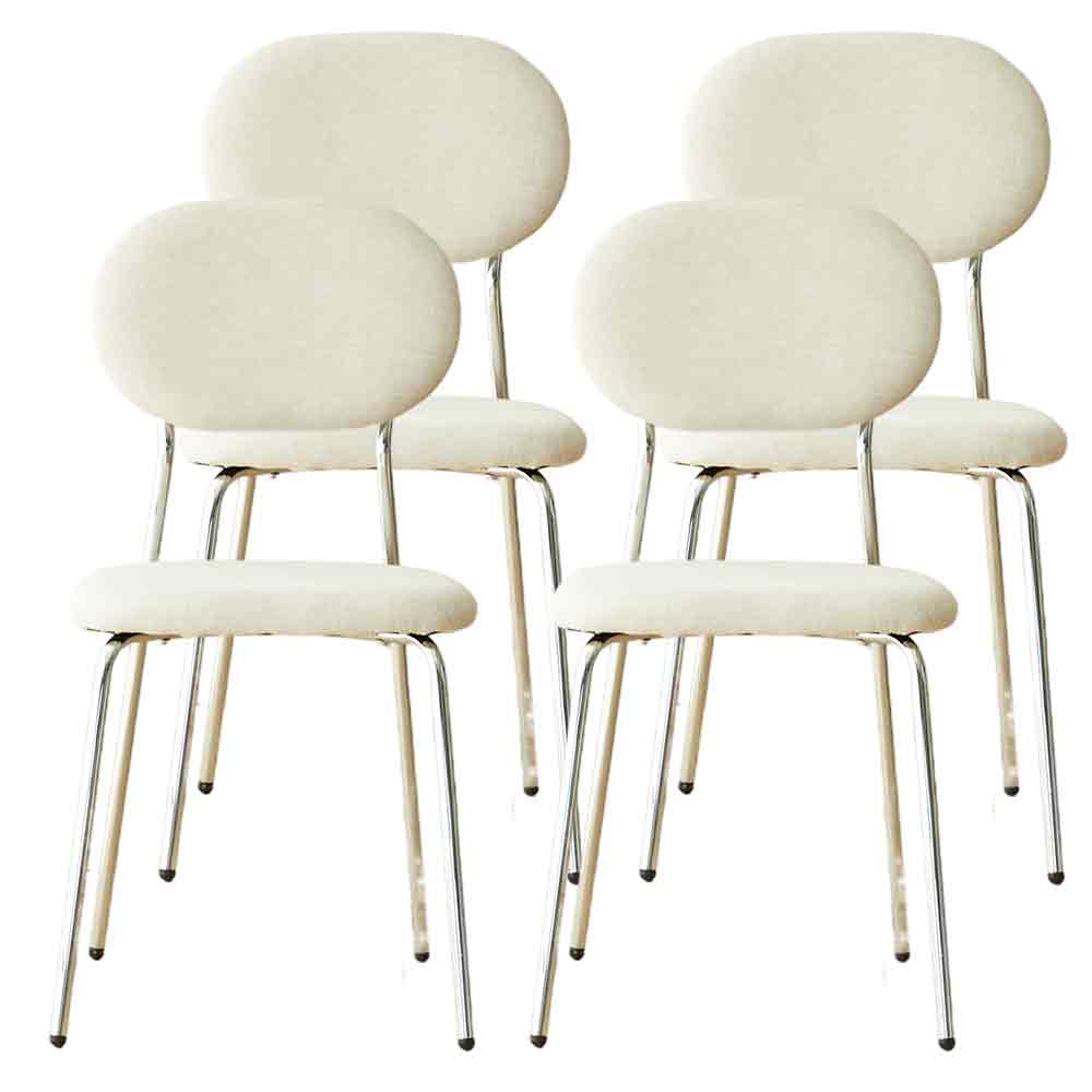 퍼피노 로에 패브릭 등받이 스틸 의자 4ea pn894-1 165,000원