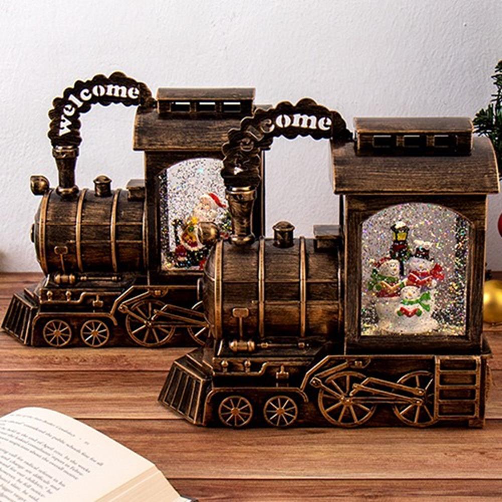 트래블앤쿡 기차 LED 워터볼 오르골 2type 돌고래장식 크리스마스 장식 무드등 집들이 선물 인테리어 47,030원