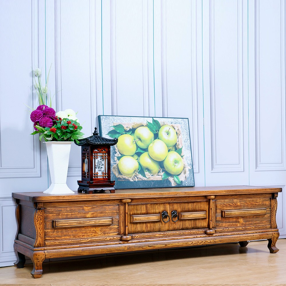 다한수제고가구 호리병 무쇠 거실장 1800 원목 엔틱, 단일 색상 722,000원